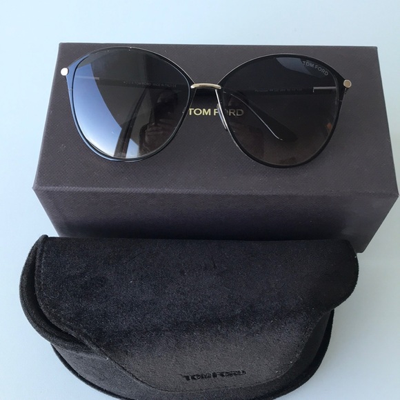 Tom Ford Penelope Metal Butterfly Sunglasses - Picture 1 of 8